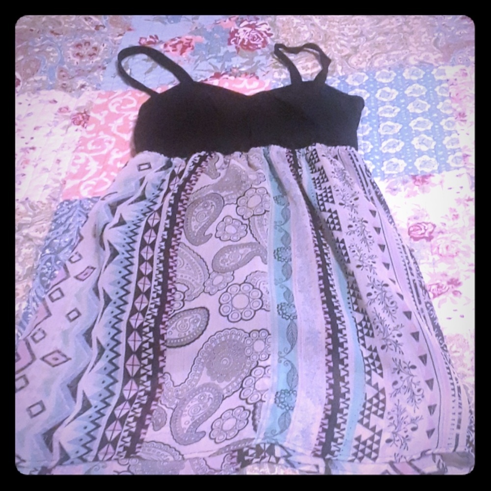 Spegeti strap short midi dress
